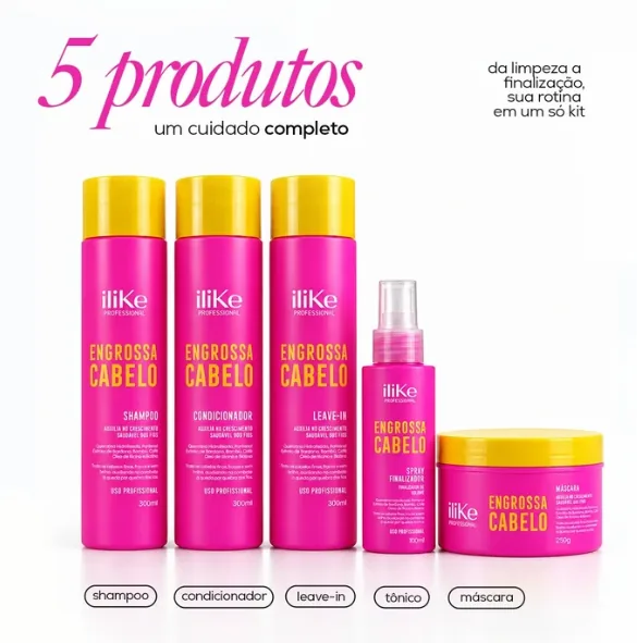 5 produtos: um cuidado completo