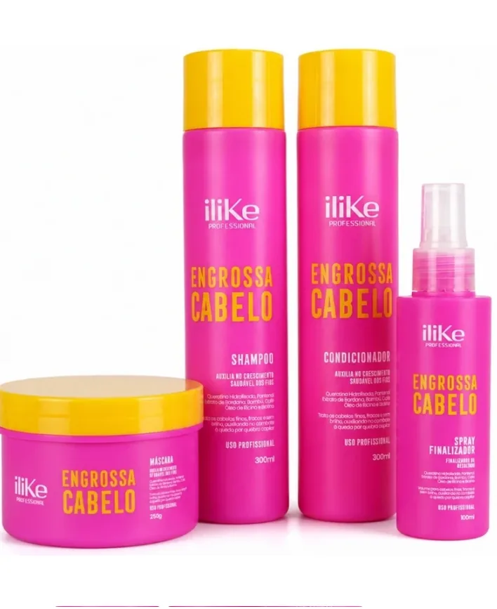 Kit 4 produtos Engrossa Cabelo